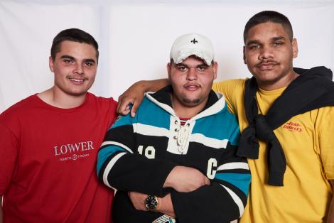 Potrait of Dontay, Ricky and Malachi